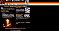 Desktop Screenshot of beckermetalworks.com